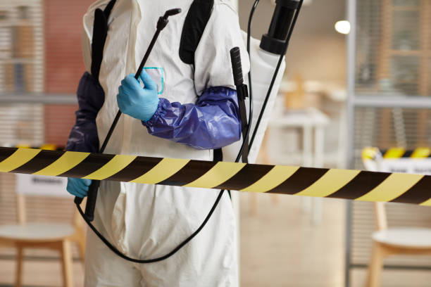 Professional Biohazard Cleanup technician working in Freeport, PA